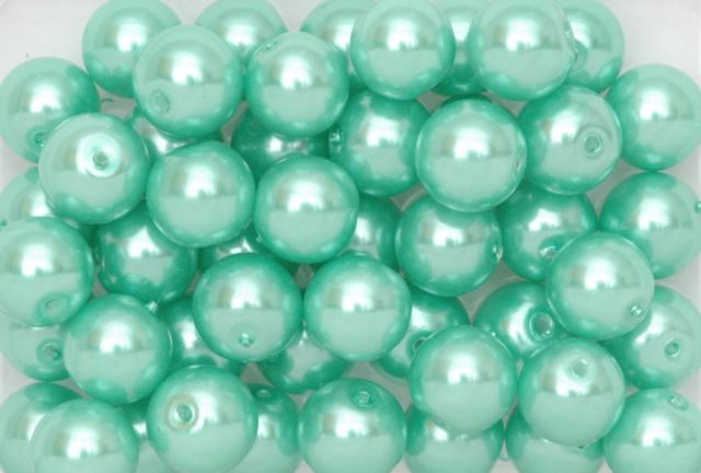 Perles de Cire , 8mm, 200gr, Vert Clair