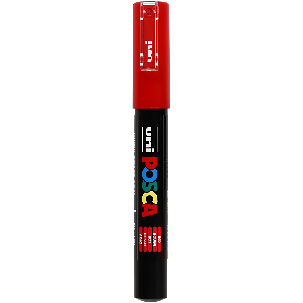 Posca verfstift PC1MC Extrafijne conische punt - Rood