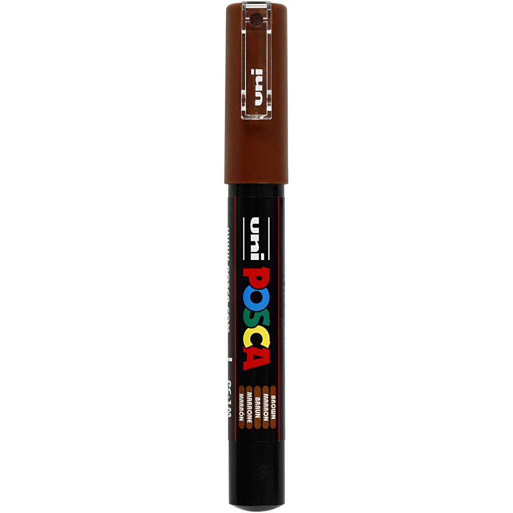 Posca verfstift PC1MC Extrafijne conische punt - Bruin