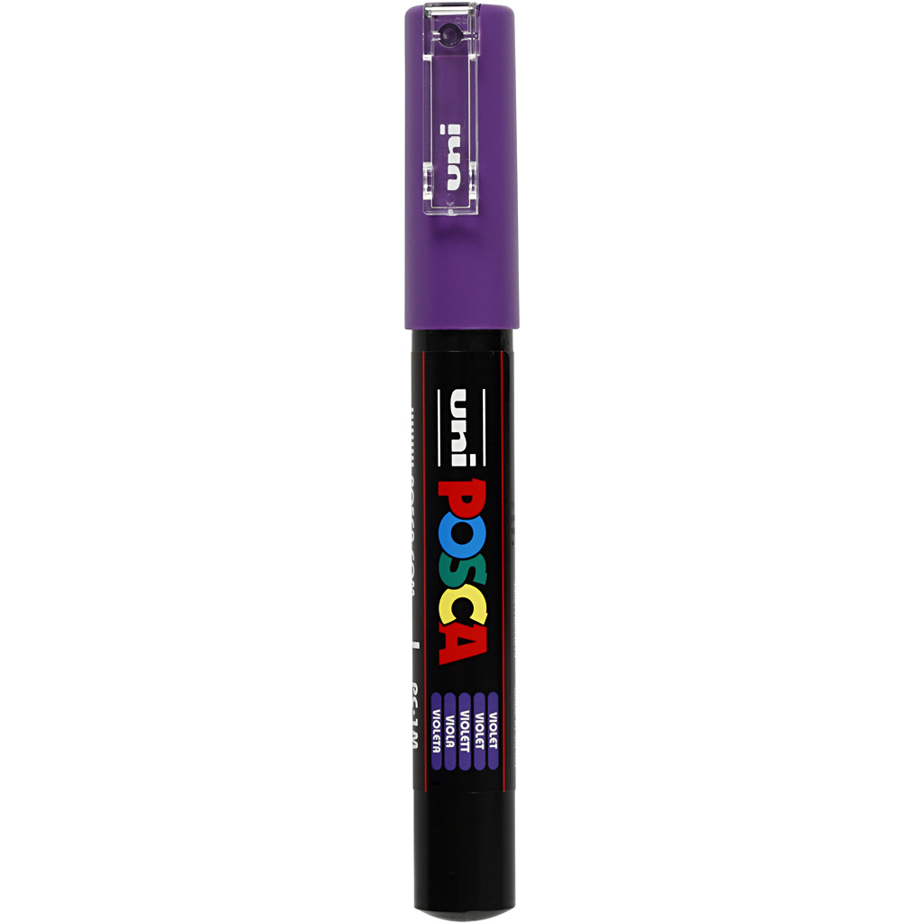 Posca verfstift PC1MC Extrafijne conische punt - Paars