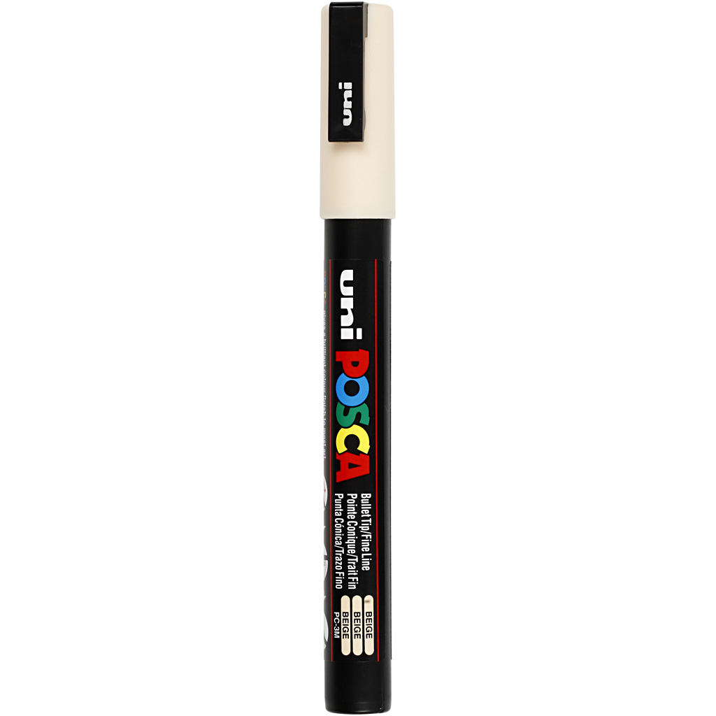 Posca verfstift PC3M Fijne conische punt - Beige