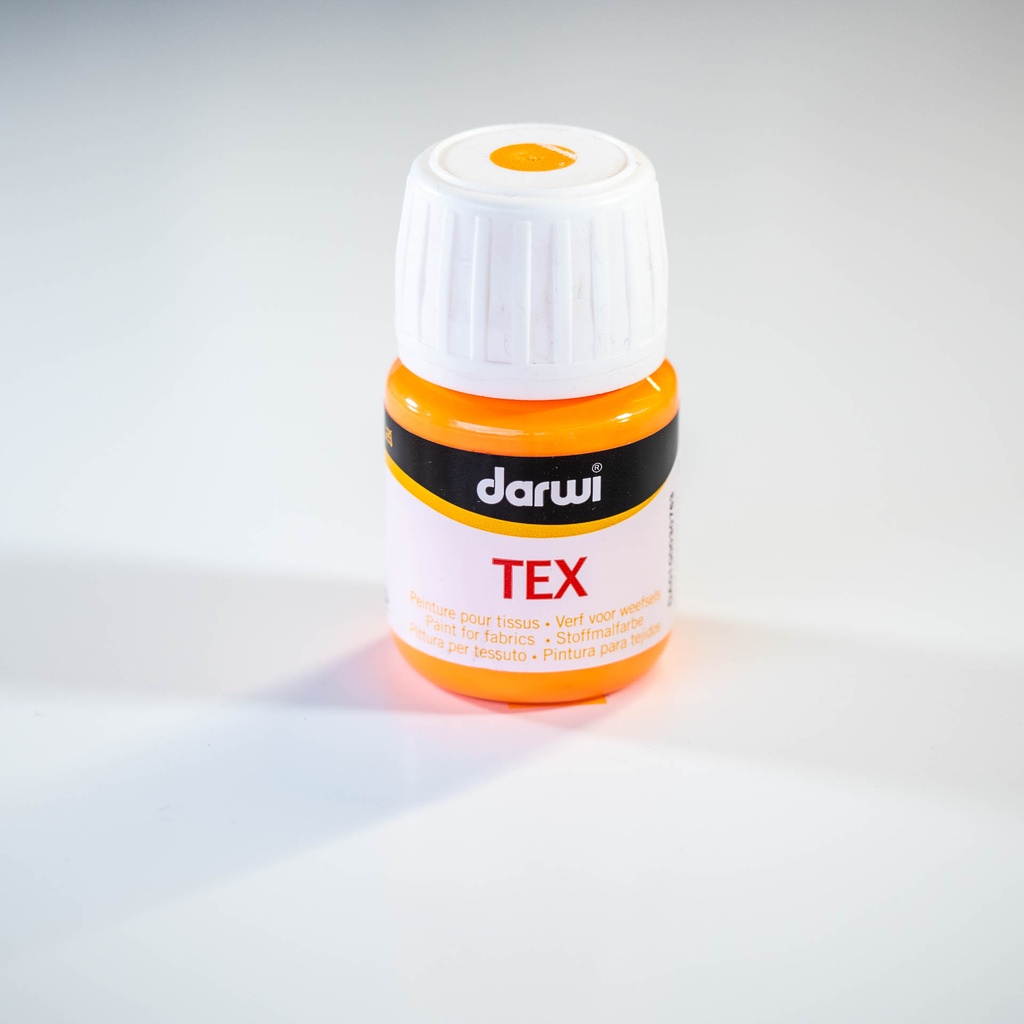 Darwi Tex textielverf, 30ml, Fluo oranje