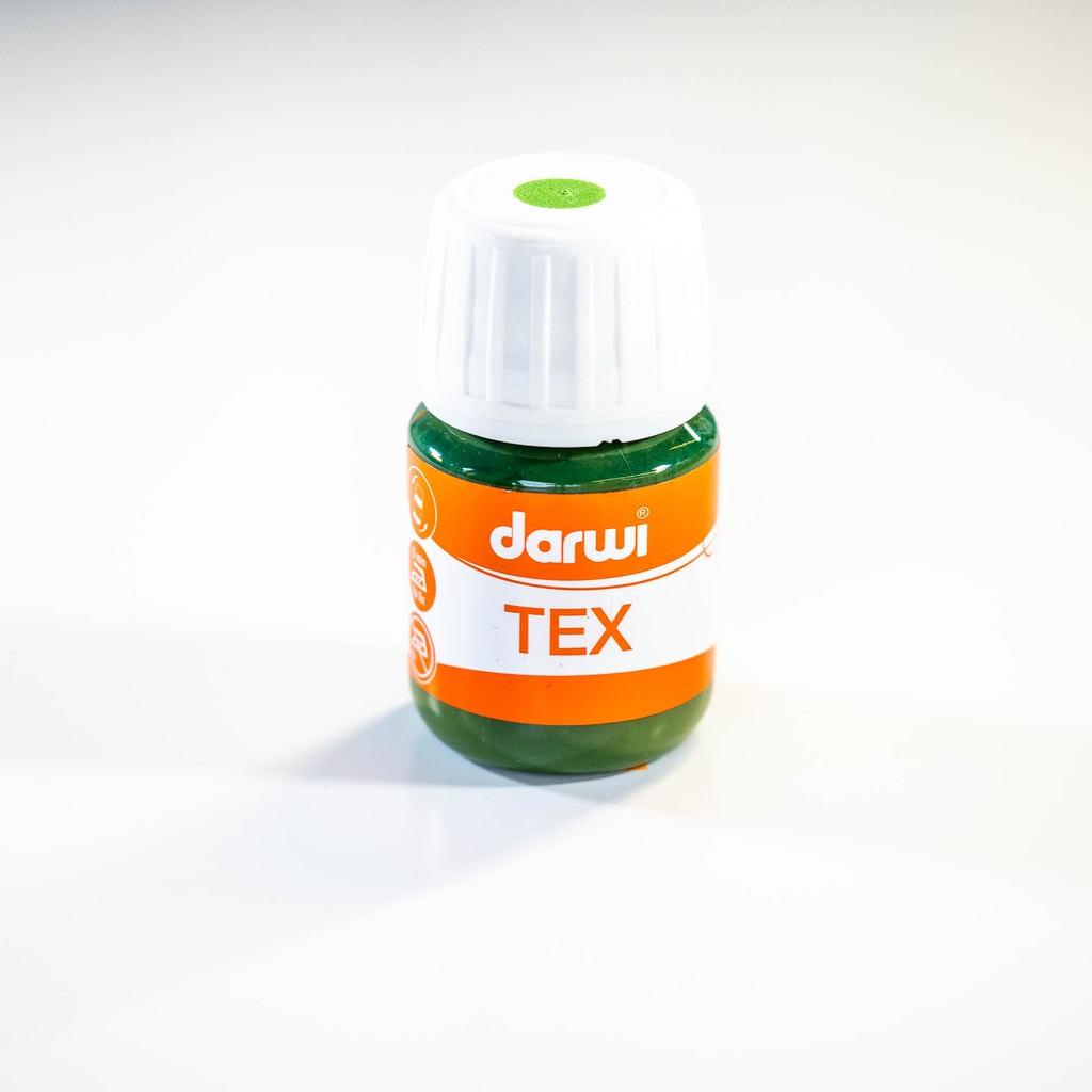 Darwi Tex textielverf, 30ml, Mosgroen