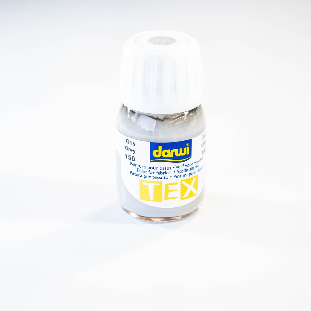 Darwi Tex textielverf, 30ml, Grijs