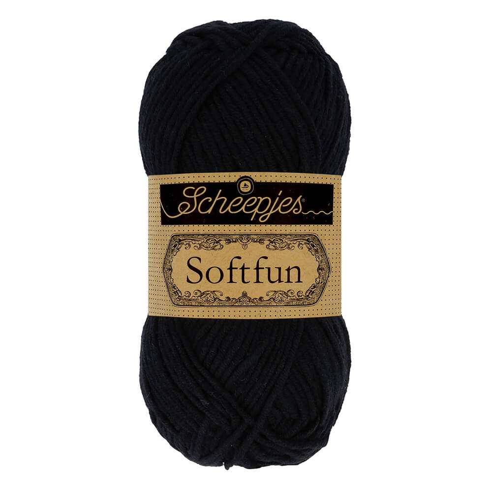 Scheepjes Softfun 10x50g - 2408 Black