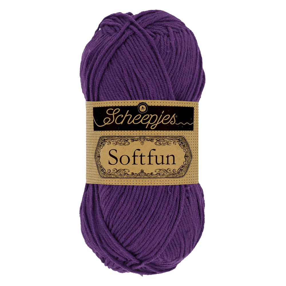 Scheepjes Softfun 10x50g - 2515 Deep Violet