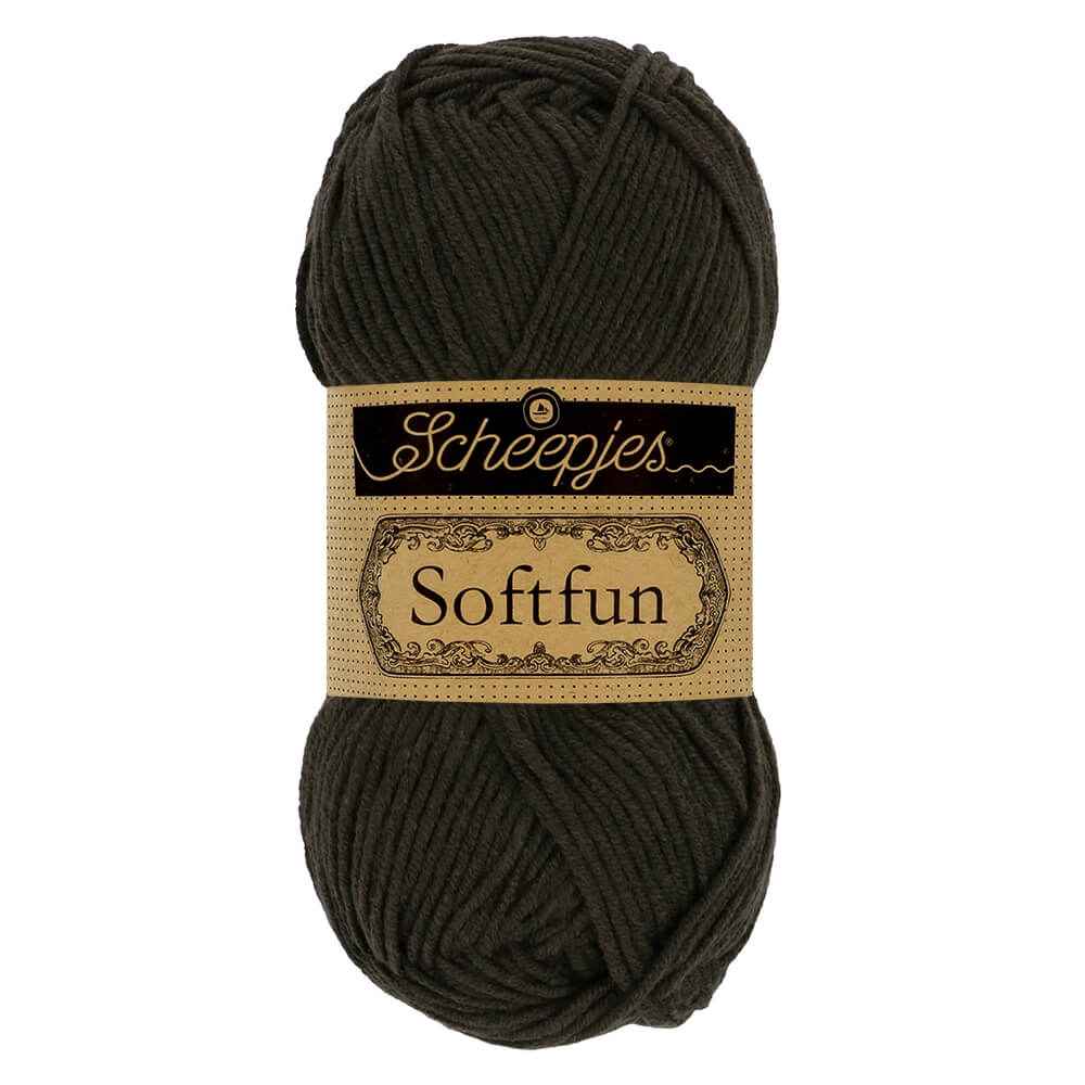 Scheepjes Softfun 10x50g - 2628 Charcoal