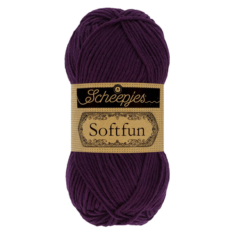 Scheepjes Softfun 10x50g - 2656 Aubergine