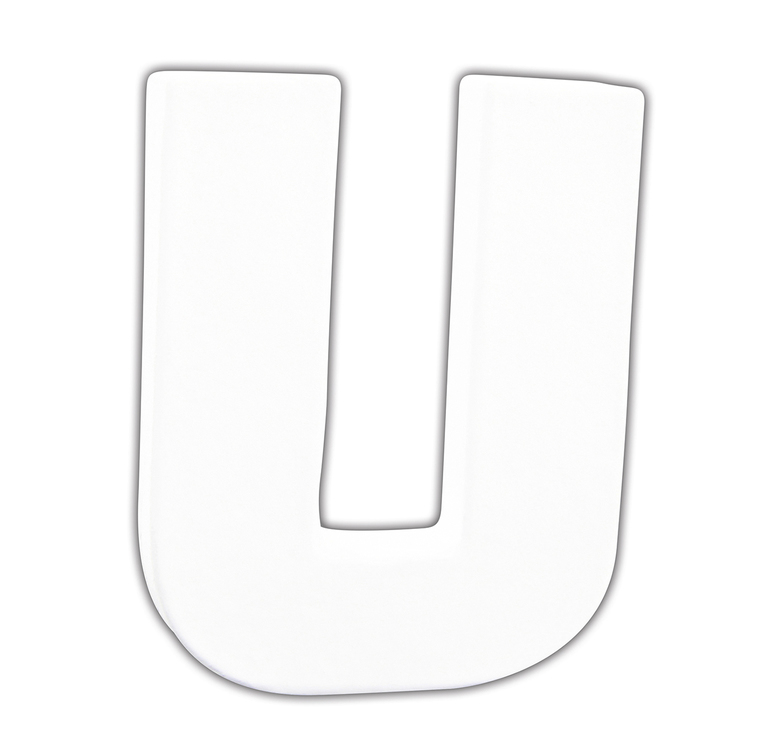 Décopatch lettre "U", 12cm