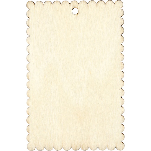 [CR57503] Labels hout, 8 x 5,2 cm - 8 stuks