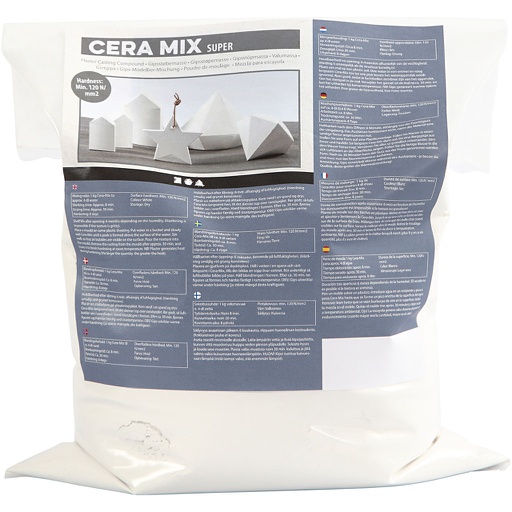 [CR78640] Cera-Mix gietgips Super, wit - 5kg