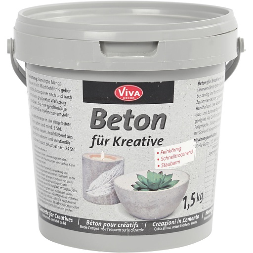 [CR78665] Giebeton, grijs - emmer 1,5kg