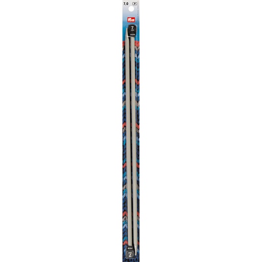 [S53040#70] Breinaalden aluminium 40 cm 7,00 mm grijs, 2 stuks, set van 5