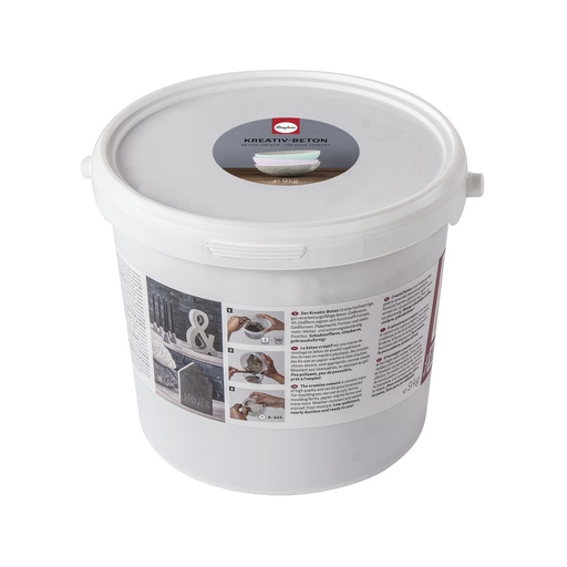 [R34165000] Rayher Gietbeton, grijs - emmer 9kg