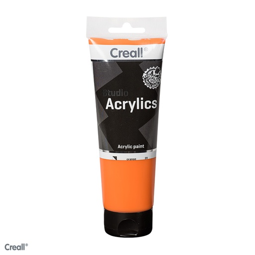 [0062#09] Creall Studio Acrylics acrylverf 250ml Oranje