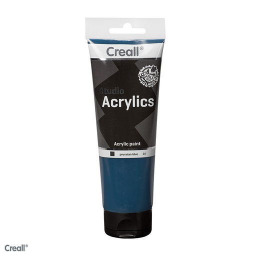 [0062#34] Creall Acrylics Studio 250ml Bleu de Prusse