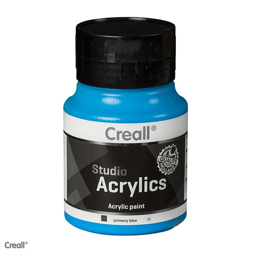 [0064#30] Creall Studio Acrylics 500ml Bleu Primaire