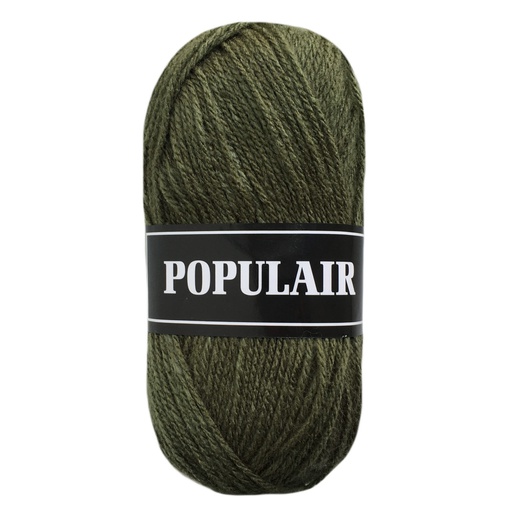 [PO34#79] Laine acrylique Populair 20 x 50gr. vert olive (79)