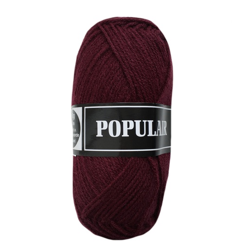 [PO34#11] Acrylwol Populair 20 x 50gr. bordeaux (11)