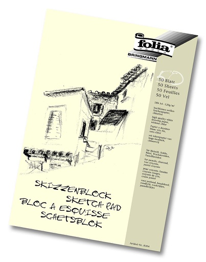 [FOL8304] Schetsblok 120g/m², DIN A4, 50 vellen