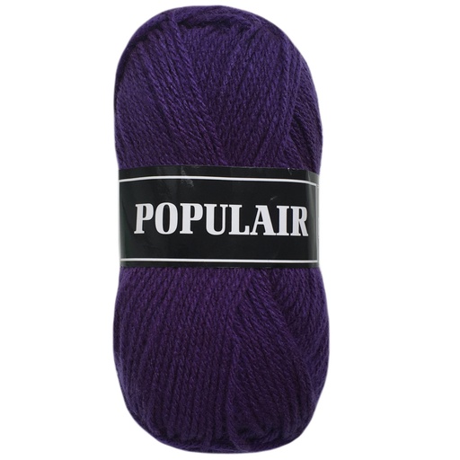 [PO34#61] Laine acrylique Populair 20 x 50gr. violet (61)