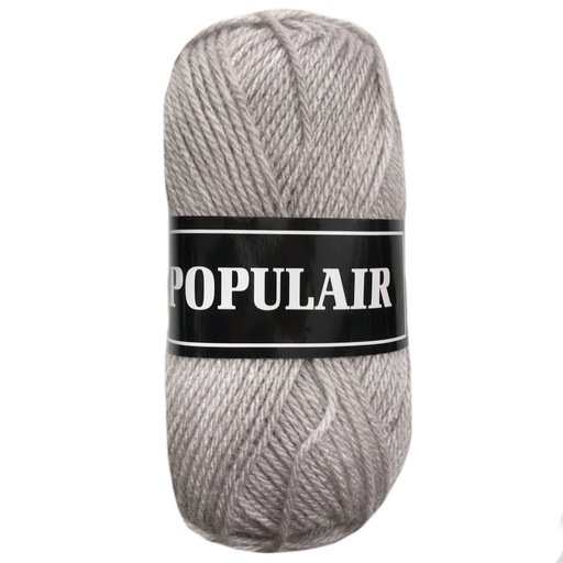 [PO34#88] Laine acrylique Populair 20 x 50gr. gris clair (88)