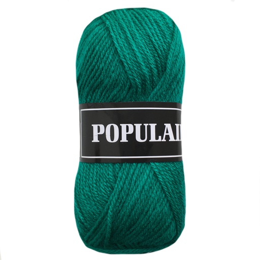 [PO34#90] Laine acrylique Populair 20 x 50gr. vert frais (90)