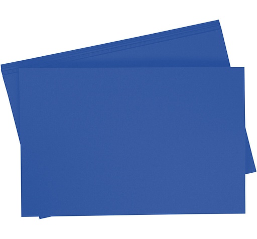 [0657#36] Getint papier 130g/m², 50x70cm, 10 vellen, ultramarijn