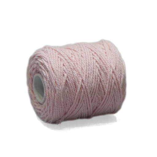 [3160#08] Katoengaren voor vriendschapsbandjes 50gr (~45m), licht roze