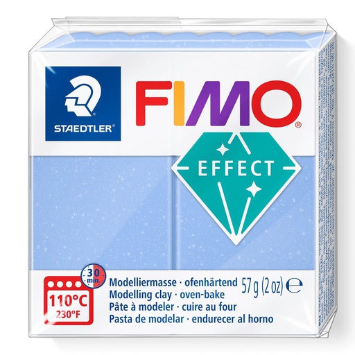 [S8020E#386] Fimo effect pâte à modeler 57g bleu agate