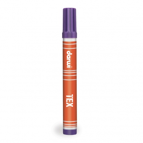 [0081#900] Textielstift Darwi tex opak, lijndikte 2mm - 6ml - paars