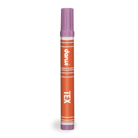 [0081#931] Textielstift Darwi tex opak, lijndikte 2mm - 6ml - lila