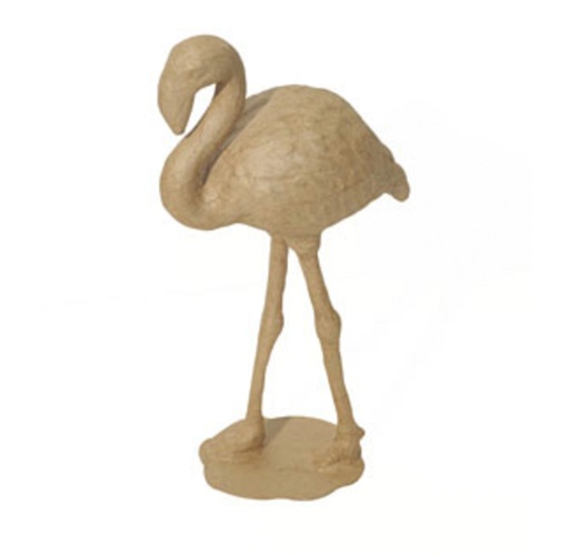 [DE-SA#134] Décopatch Animaux moyen - Flamand Rose (15x7x27cm)