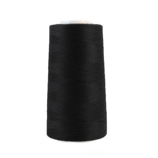 [DB40016#000] Fil surjeteuse Diamondspun (3000y), Noir