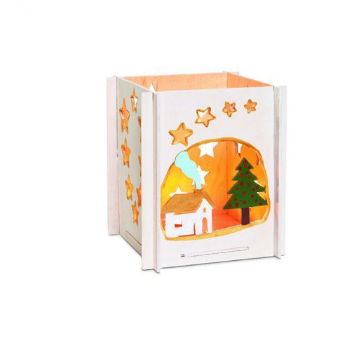 [PB8#482] Kit Maquette 3-d Bougeoir maison