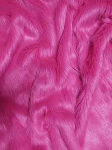 [W160#09] Peluche, largeur 150cm Fuchsia