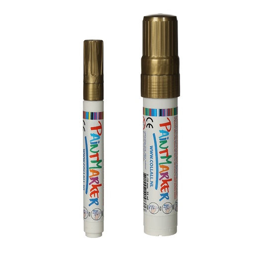 [COL025#70] Chalk Marker - Krijtstift lijndikte 2-15 mm, 1 stuk - Goud