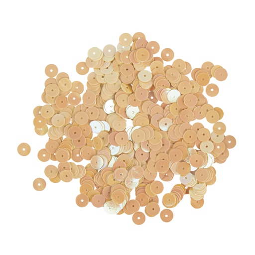 [R39268#95] Paillettes lisses, 6mm ø, jaune irisé, boîte 4000 pièces