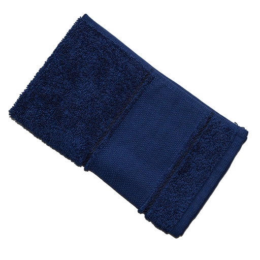 [B12270GT#08] Gastendoekje Softline aidarand 30x50cm, Donkerblauw