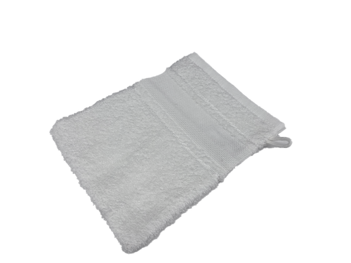 [B12270WH#01] Washandje Softline aidarand 23x15cm, Wit