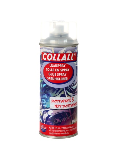 [000226] Collall Lijmspray, tijdelijk of permanent, 400ml