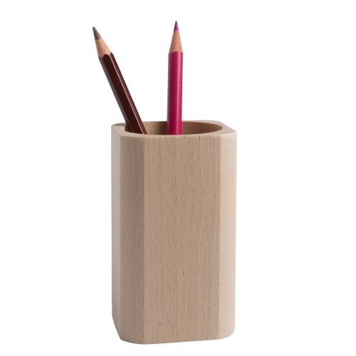 [054162] Pot à Bic Carré diam 5,5cm - ht 9,5cm