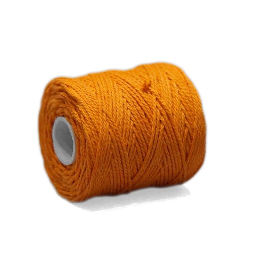 [3160#10] Katoengaren voor vriendschapsbandjes 50gr (~45m), oranje