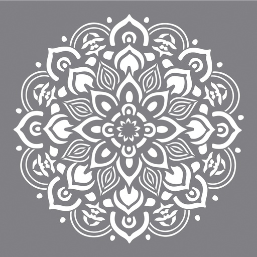 [R38969000] Sjabloon Mandala, 30,5x30,5cm