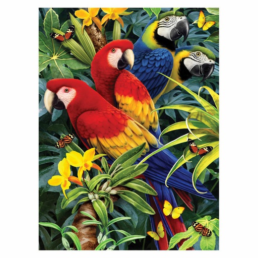 [RB-PJS#83] Painting by Numbers 225x305mm, Majestic Macaws