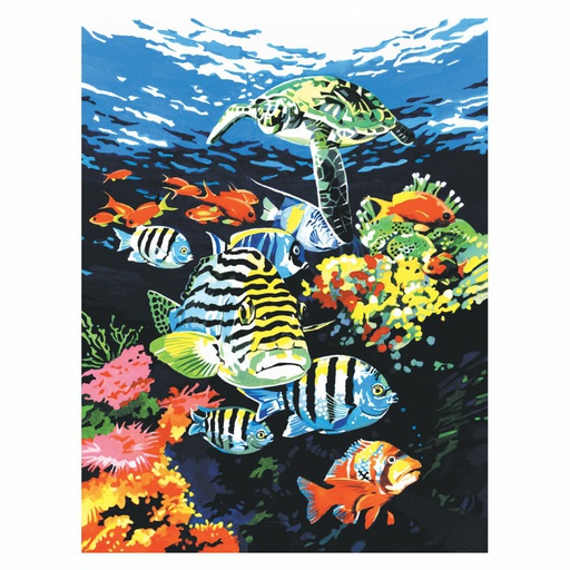 [RB-PJS#74] Painting by Numbers 225x305mm, Ocean Deep