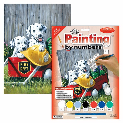 [RB-PJS#46] Painting by Numbers 225x305mm, Fire Waggin