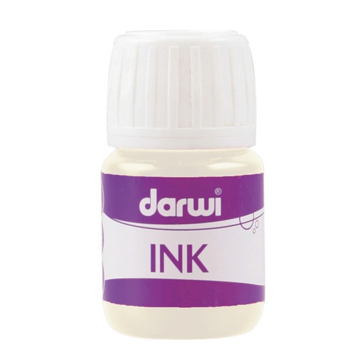 [DA153010] Darwi Oostindische Inkt, 30ml, Wit