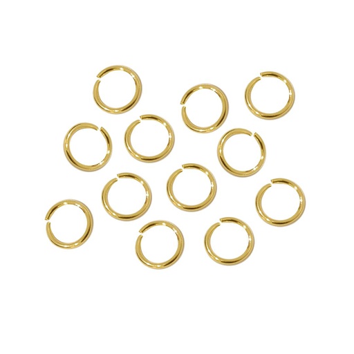 [P19178] Ringen Goud, 8 mm - 100 Stuks