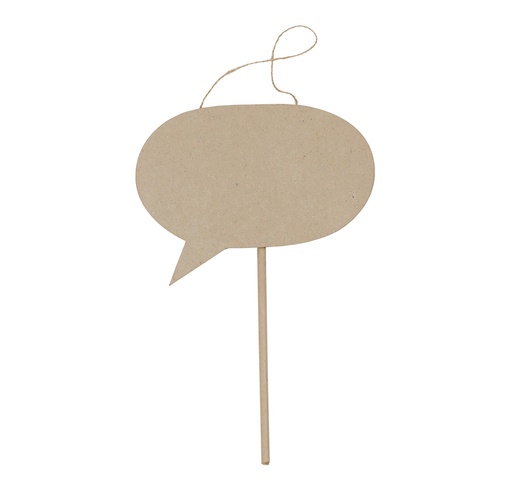 [DE-AC#851] Décopatch Déco - Speech bubble on stick